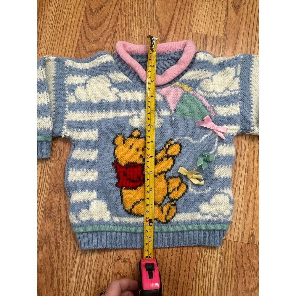 Vintage Winnie the Pooh toddler baby girl sweater